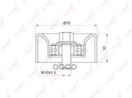 Натяжной Ролик Toyota Camry(V40) 2.4 06- / Rav 4 Iii 2.4 05- / Alphard 2.4 03-08, LYNXauto арт. PB5032